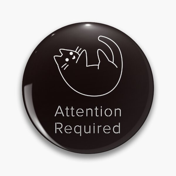 Item preview, Attention Required | Cat Operating System | Funny Cat designed and sold by ContigoART.