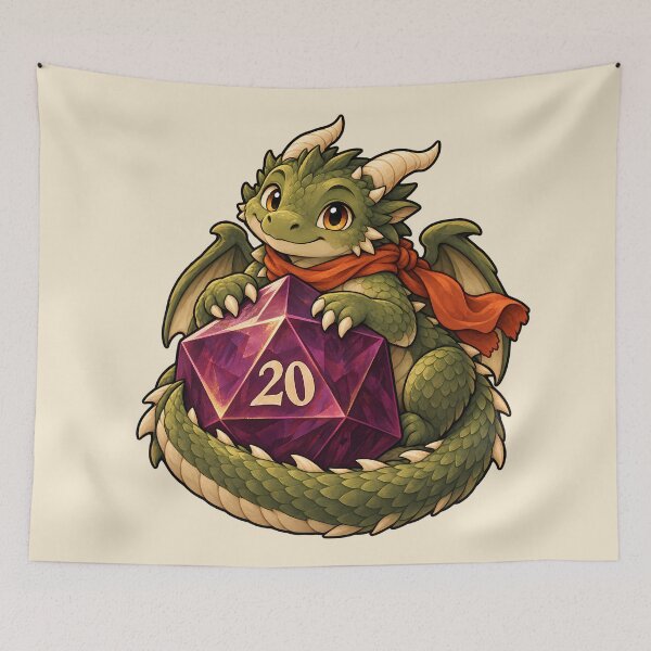 Item preview, Pocket Dice Guardian designed and sold by Orca Chuckle Studios.