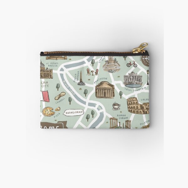 Item preview, Map of Rome, Italy - Green designed and sold by Those Pencil Shavings.