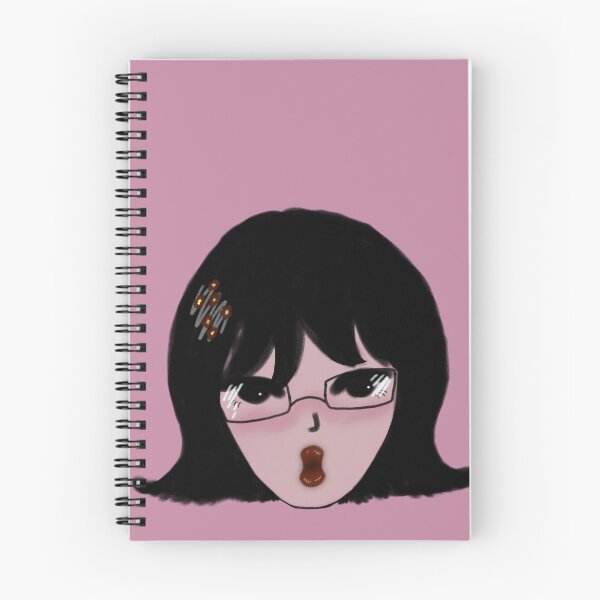 Item preview, Cute Surprised Anime Girl Glasses Art⁠ designed and sold by a1-x.