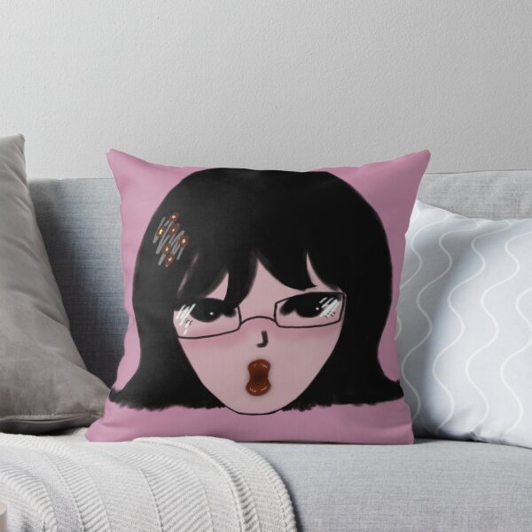 Item preview, Cute Surprised Anime Girl Glasses Art⁠ designed and sold by a1-x.