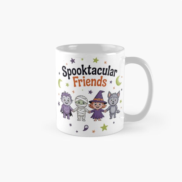 Item preview, Cute Non-Scary Halloween Monster Squad Spooktacular Friends designed and sold by wellie-chic.