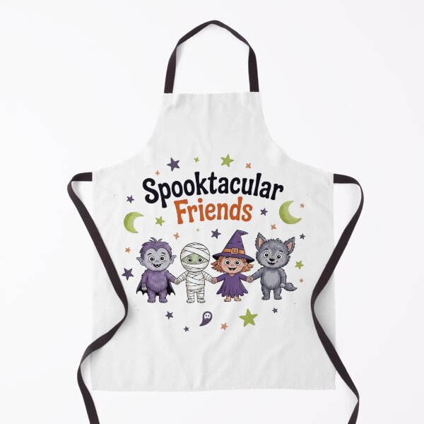 Item preview, Cute Non-Scary Halloween Monster Squad Spooktacular Friends designed and sold by wellie-chic.