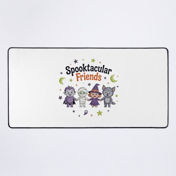 Item preview, Cute Non-Scary Halloween Monster Squad Spooktacular Friends designed and sold by wellie-chic.