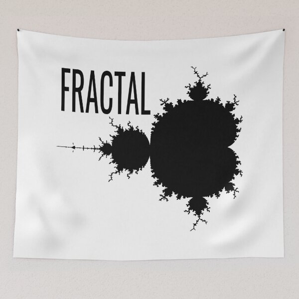 Item preview, FRACTAL - Minimalist Mandelbrot Set Math Design designed and sold by PotentialDevelopment.
