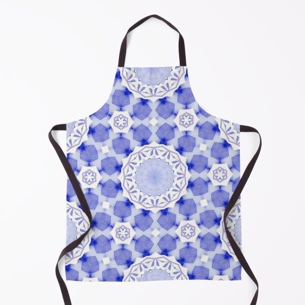 Item preview, Soft Periwinkle Watercolor Mandala Tile Pattern - Tote Bag designed and sold by ArithraStudio.