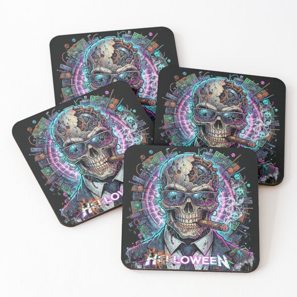 Item preview, Halloween Cyber Suit Skull Broken Glasses designed and sold by Voodoo Store Paranormal Collections.