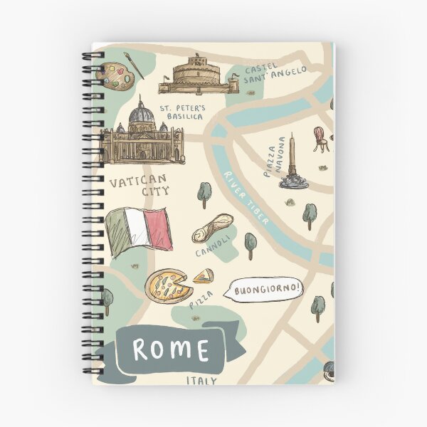 Item preview, Map of Rome, Italy - Cream designed and sold by Those Pencil Shavings.