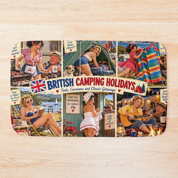 Item preview, British Camping Holidays – Days Gone By designed and sold by AJEvans.
