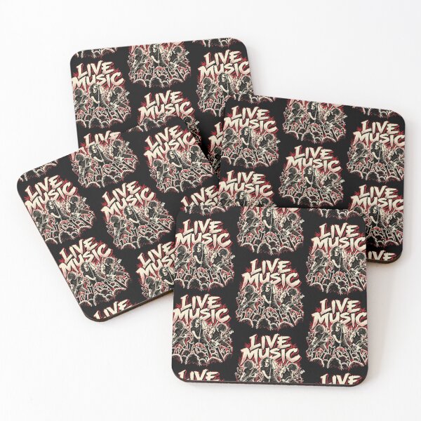 Item preview, Live Music Rock Concert – Vintage Rock Band Guitar Festival Art designed and sold by chooseur1outfit.