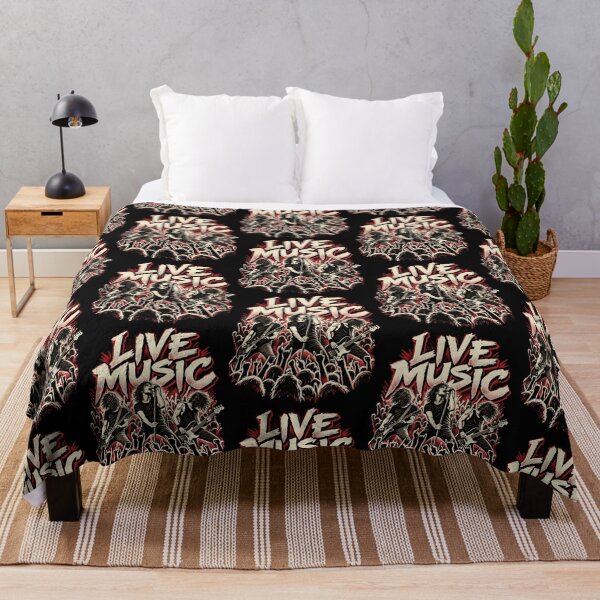 Item preview, Live Music Rock Concert – Vintage Rock Band Guitar Festival Art designed and sold by chooseur1outfit.