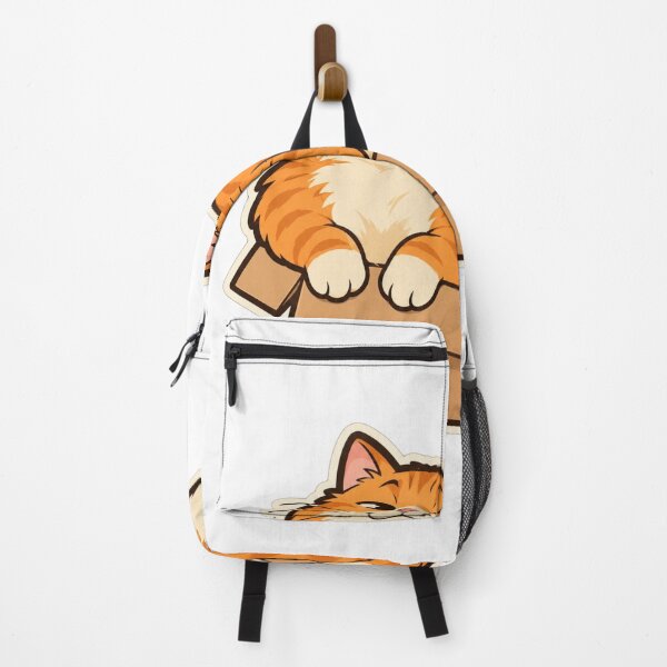 Item preview, Orange Tabby Cat Squeezed Into a Too Small Box designed and sold by eignvalue.