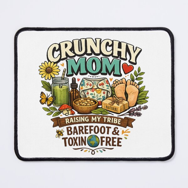 Item preview, Crunchy Mom - Raising My Tribe Barefoot & Toxin Free designed and sold by SidTastic .