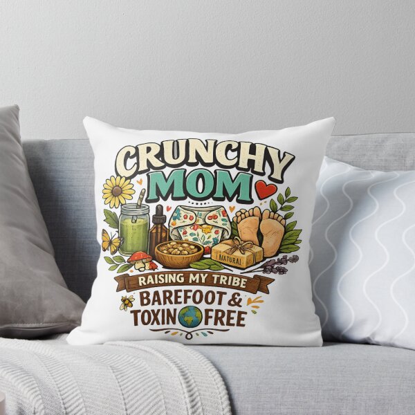 Item preview, Crunchy Mom - Raising My Tribe Barefoot & Toxin Free designed and sold by SidTastic .