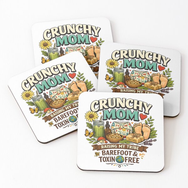 Item preview, Crunchy Mom - Raising My Tribe Barefoot & Toxin Free designed and sold by SidTastic .