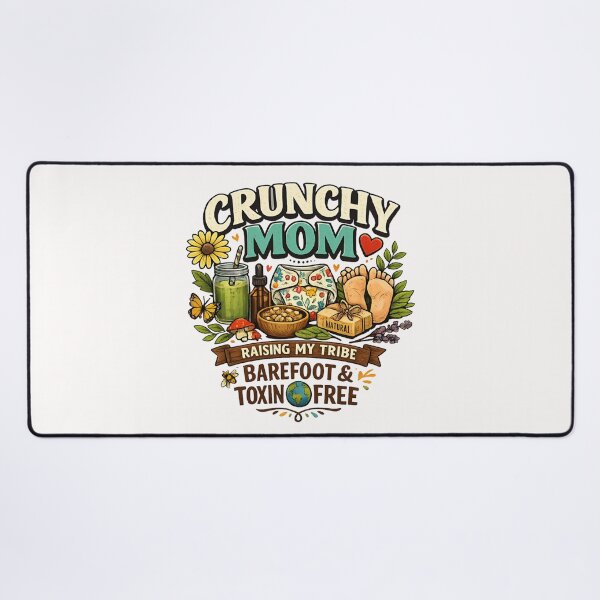 Item preview, Crunchy Mom - Raising My Tribe Barefoot & Toxin Free designed and sold by SidTastic .