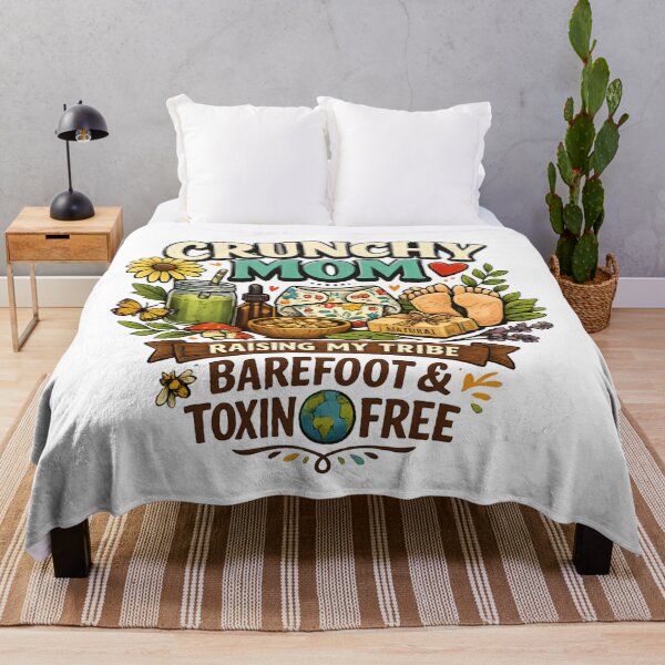 Item preview, Crunchy Mom - Raising My Tribe Barefoot & Toxin Free designed and sold by SidTastic .