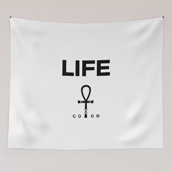 Item preview, LIFE GO ON // Modern Hieroglyphs designed and sold by AnastasiaNensy.