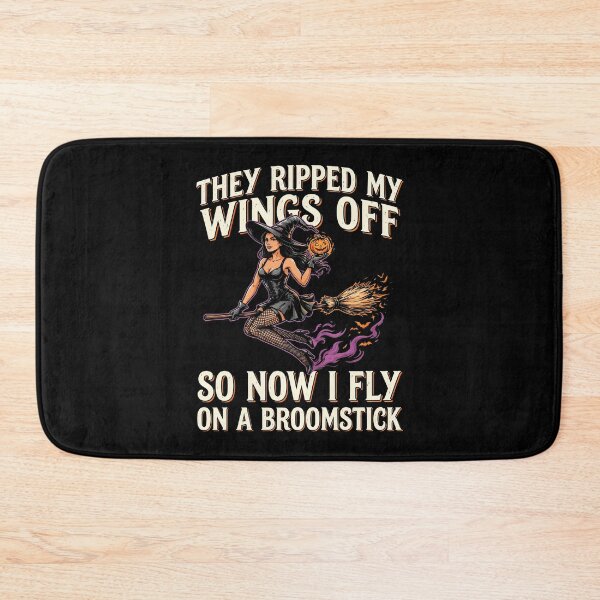 Item preview, They Ripped My Wings Off So Now I Fly On a Broomstick Halloween Witch designed and sold by Welldoh.