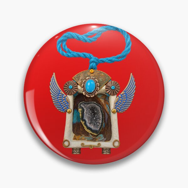 Item preview, Blue Wings Amulet- artemini-Huitzi Lan designed and sold by ArteminiDreams.