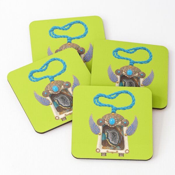 Item preview, Blue Wings Amulet- artemini-Huitzi Lan designed and sold by ArteminiDreams.