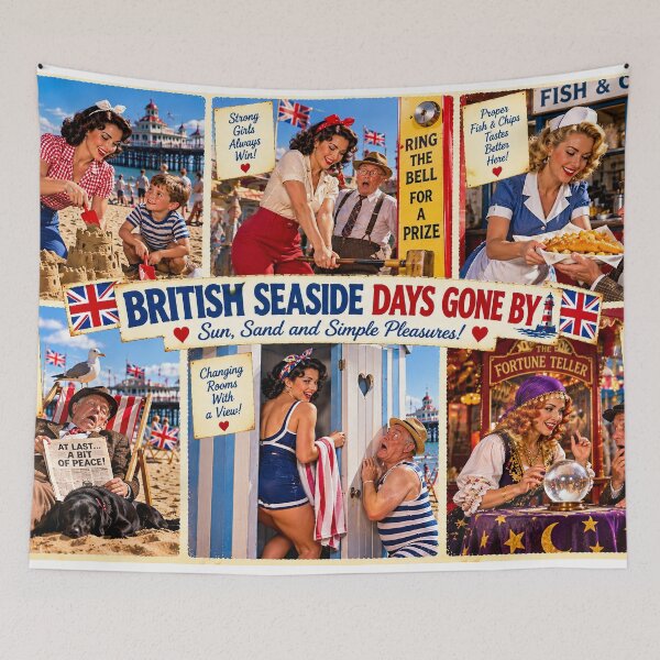 Artikelvorschau, Vergangene Tage an der britischen Küste entworfen und verkauft von AJEvans.