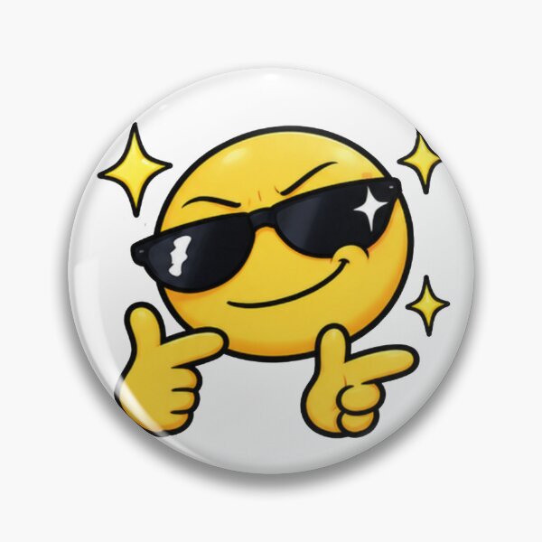 Item preview,  Cool guy emoji  designed and sold by FarieArt.