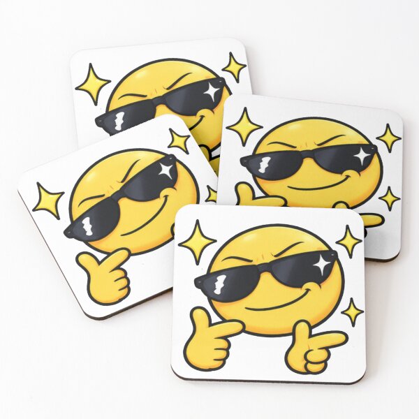 Item preview,  Cool guy emoji  designed and sold by FarieArt.