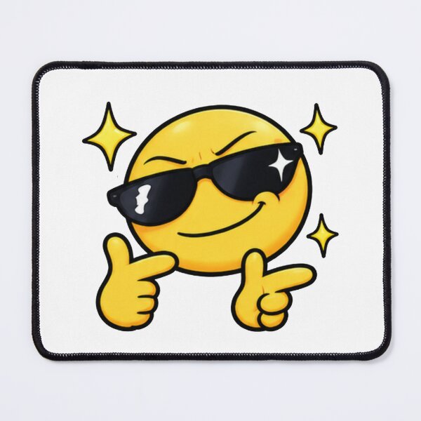 Item preview,  Cool guy emoji  designed and sold by FarieArt.