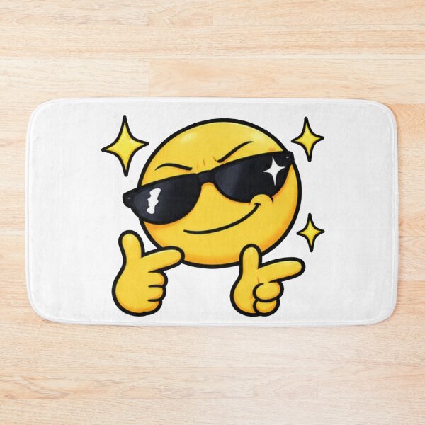Item preview,  Cool guy emoji  designed and sold by FarieArt.
