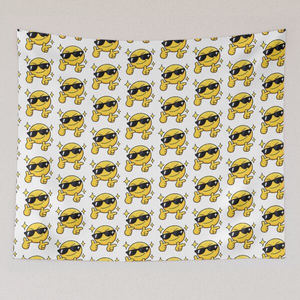 Item preview,  Cool guy emoji  designed and sold by FarieArt.