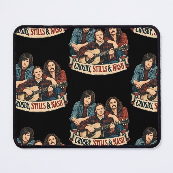 Item preview, Crosby Stills & Nash - Trío de música folk rock vintage estilo retro designed and sold by chooseur1outfit.