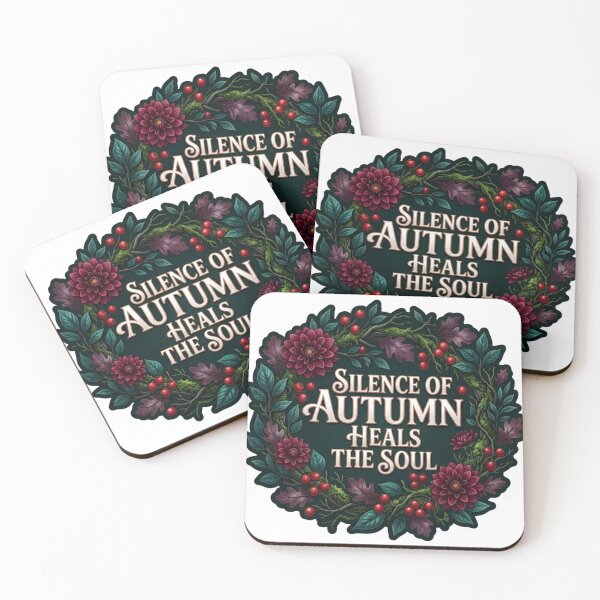 Item preview, Autumn Floral Wreath Quote designed and sold by OlesiaCraft.