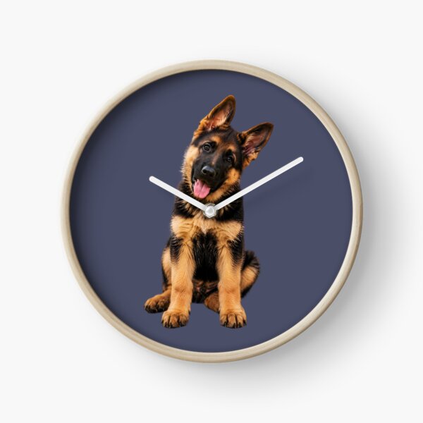Item preview, Cute German Shepherd Puppy - Realistic Dog Art designed and sold by Dakson Design - Fantasy Art.