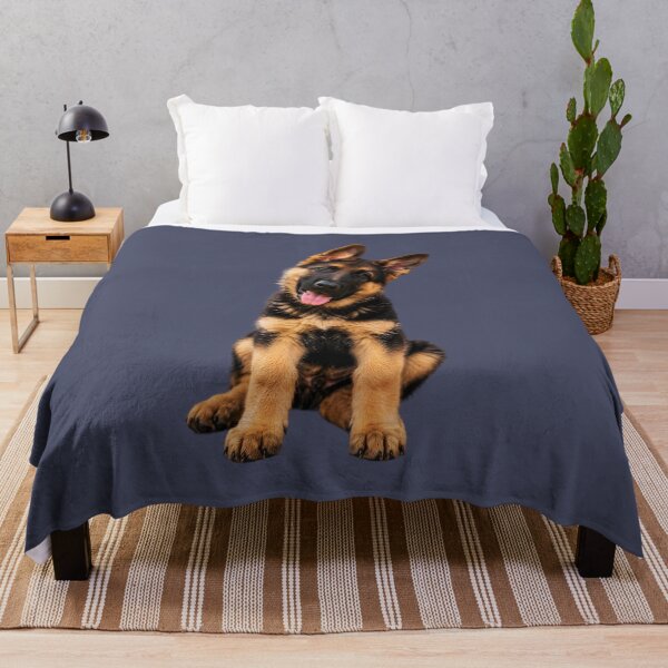Item preview, Cute German Shepherd Puppy - Realistic Dog Art designed and sold by Dakson Design - Fantasy Art.