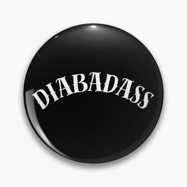 Item preview, Diabadass Funny Diabetes Varsity Typography White Font designed and sold by kristy1003.