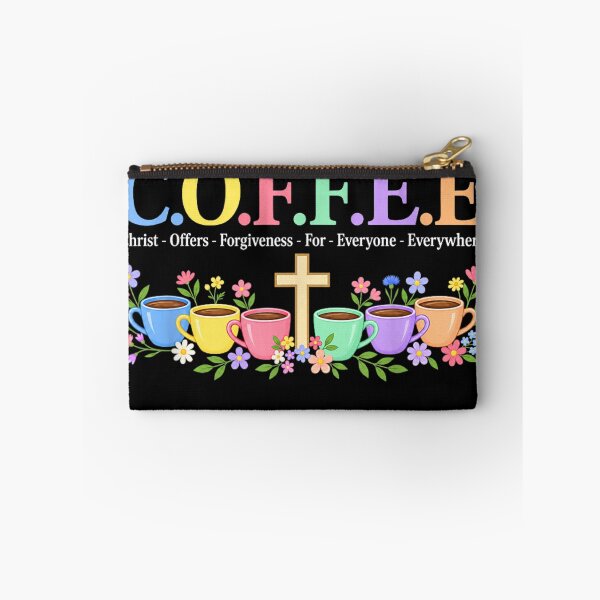 Item preview, Coffee Christ Offers Forgiveness For Everyone Everywhere  designed and sold by Crookedorbit ⭐⭐⭐⭐⭐ .