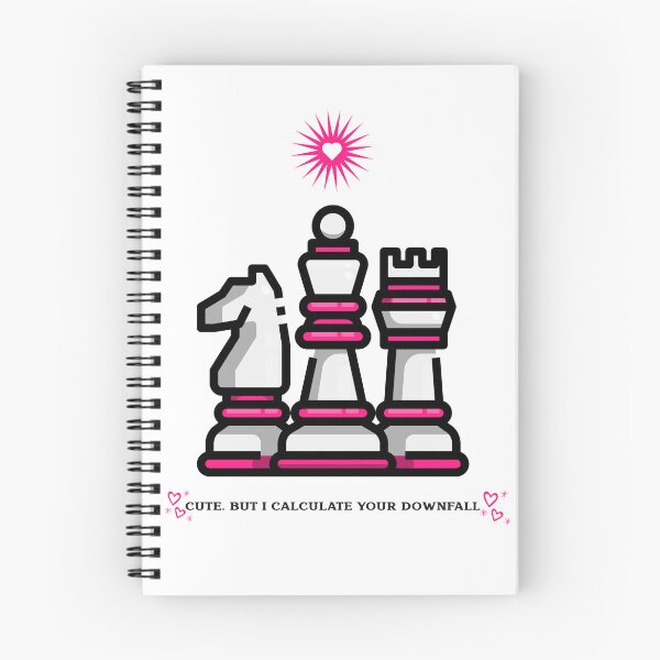 Item preview, Cute. But I Calculate Your Downfall Women's Chess T-shirt designed and sold by OhThatTee.