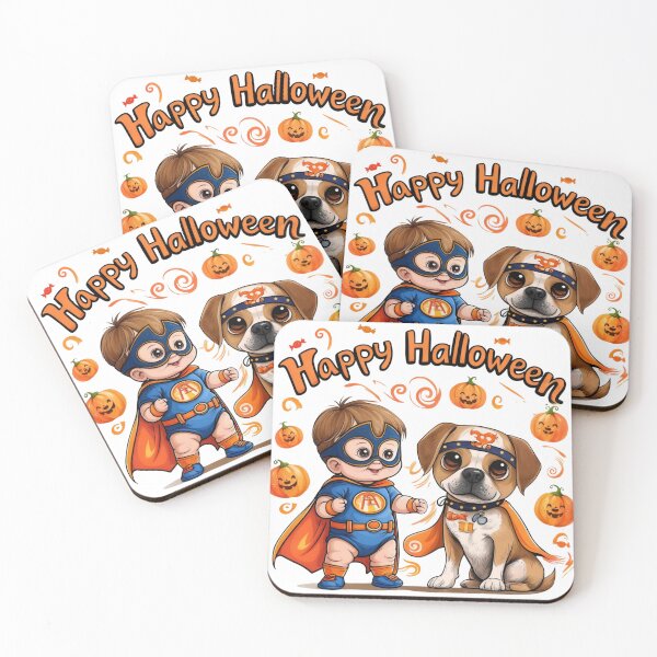 Item preview, Cute Toddler Superhero and Dog Halloween | Matching Kid and Pet Costume Design designed and sold by wellie-chic.