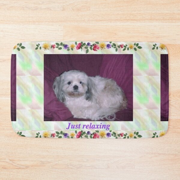 Item preview, just relaxing dog meme designed and sold by CatsCritterDesigns .