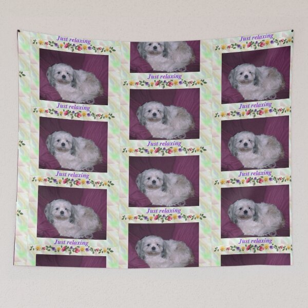 Item preview, just relaxing dog meme designed and sold by CatsCritterDesigns .