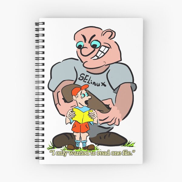 Item preview, Poor Little Process: I only wanted to read one file - SELinux at the ready designed and sold by LittleGreyMan2026.