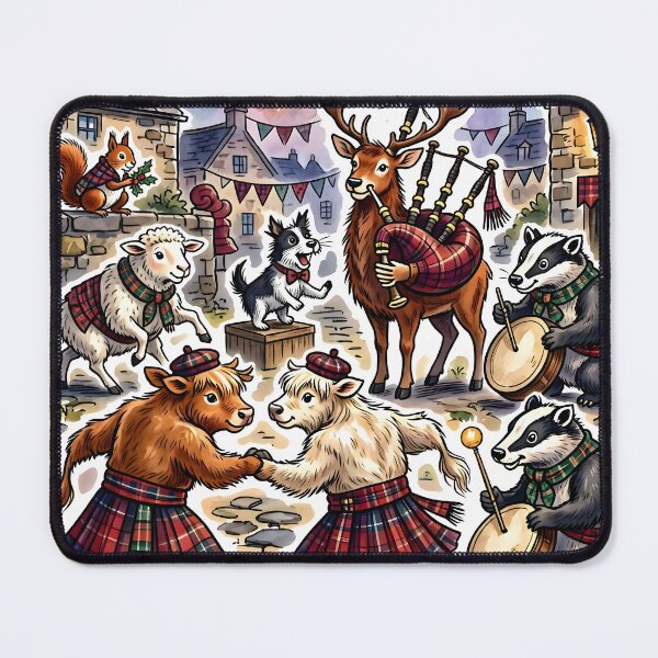 Artikelvorschau, Schottischer Dorf-Hogmanay-Ceilidh-Tanz entworfen und verkauft von Sybille-Yates.