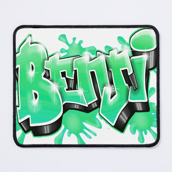 Item preview, BENJI Graffiti Name — Sticker Tag Spray Graff (Modèle 2) designed and sold by BlachGallery.