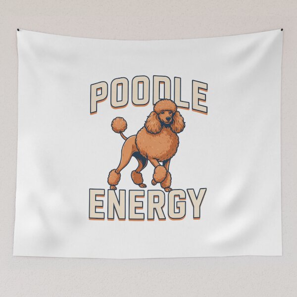 Item preview, Caniche - Perro divertido | Energía de caniche designed and sold by No Excuses Supply.