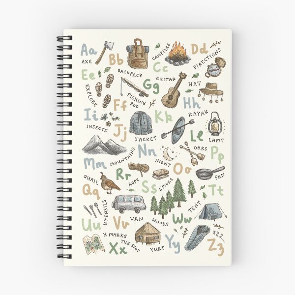 Item preview, Alfabeto de camping designed and sold by Those Pencil Shavings.