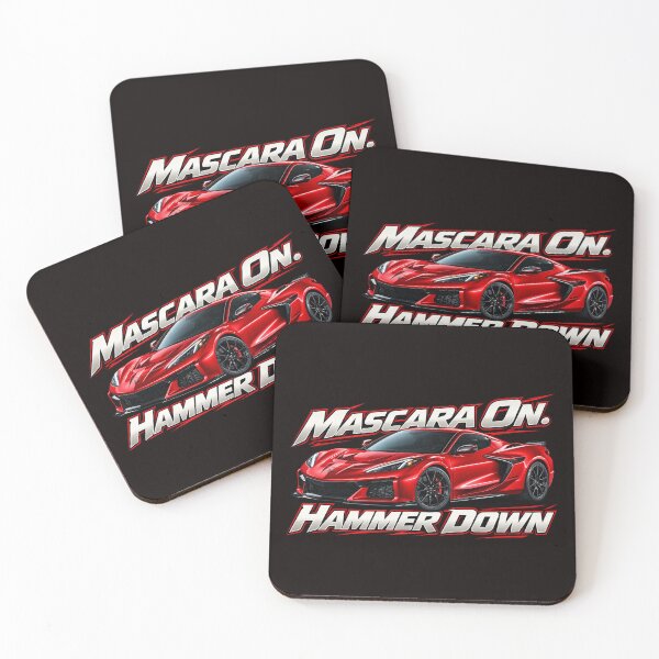 Item preview, Mascara On Hammer Down Red Corvette designed and sold by TZehrfeldPhotos.