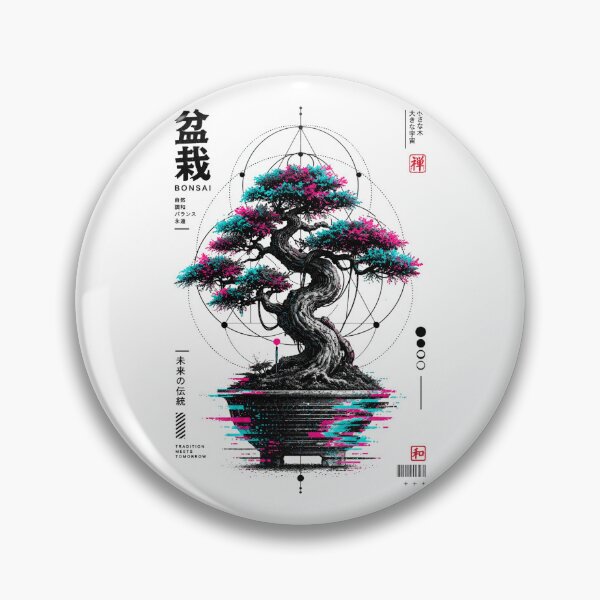 Item preview, Futuristic Cyberpunk Bonsai Glitch Art designed and sold by FUIRY .