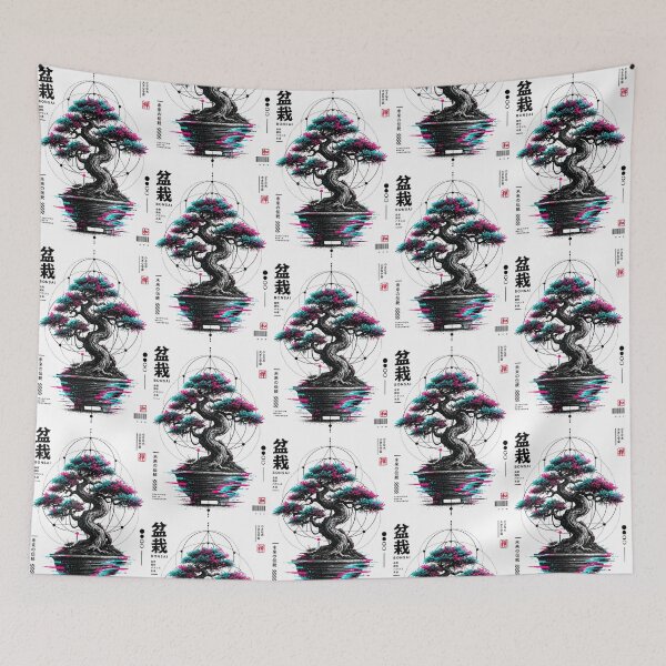 Item preview, Futuristic Cyberpunk Bonsai Glitch Art designed and sold by FUIRY .