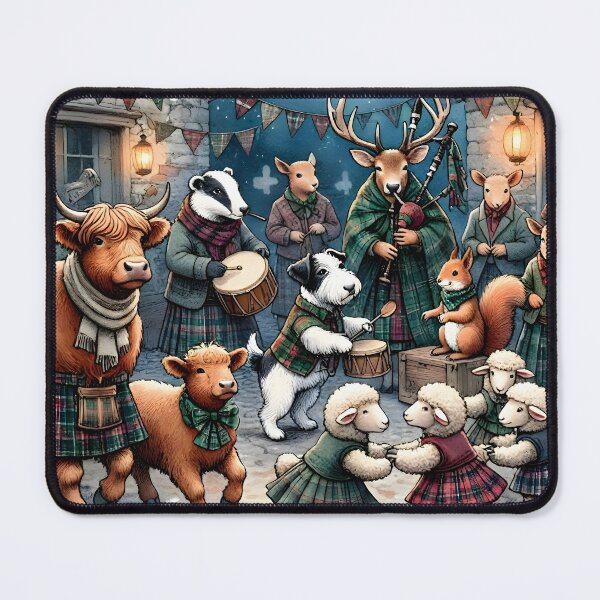 Artikelvorschau, Schottischer Dorf-Hogmanay-Ceilidh-Tanz entworfen und verkauft von Sybille-Yates.